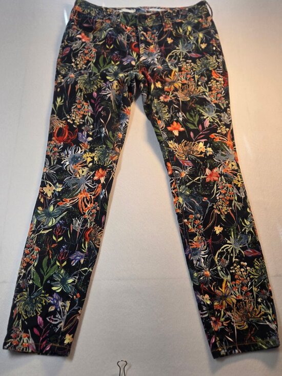 Pilcro Pants - Pilcro and the Letterpress Anthropologie Floral Print Skinny Jeans Women's